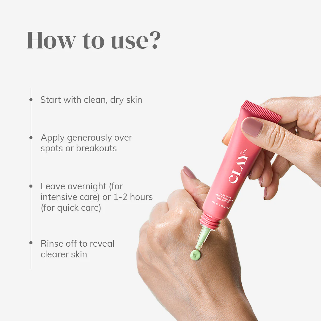 Acne Paste with 10% Sulfur & Salicylic Acid | 15g - Image 3