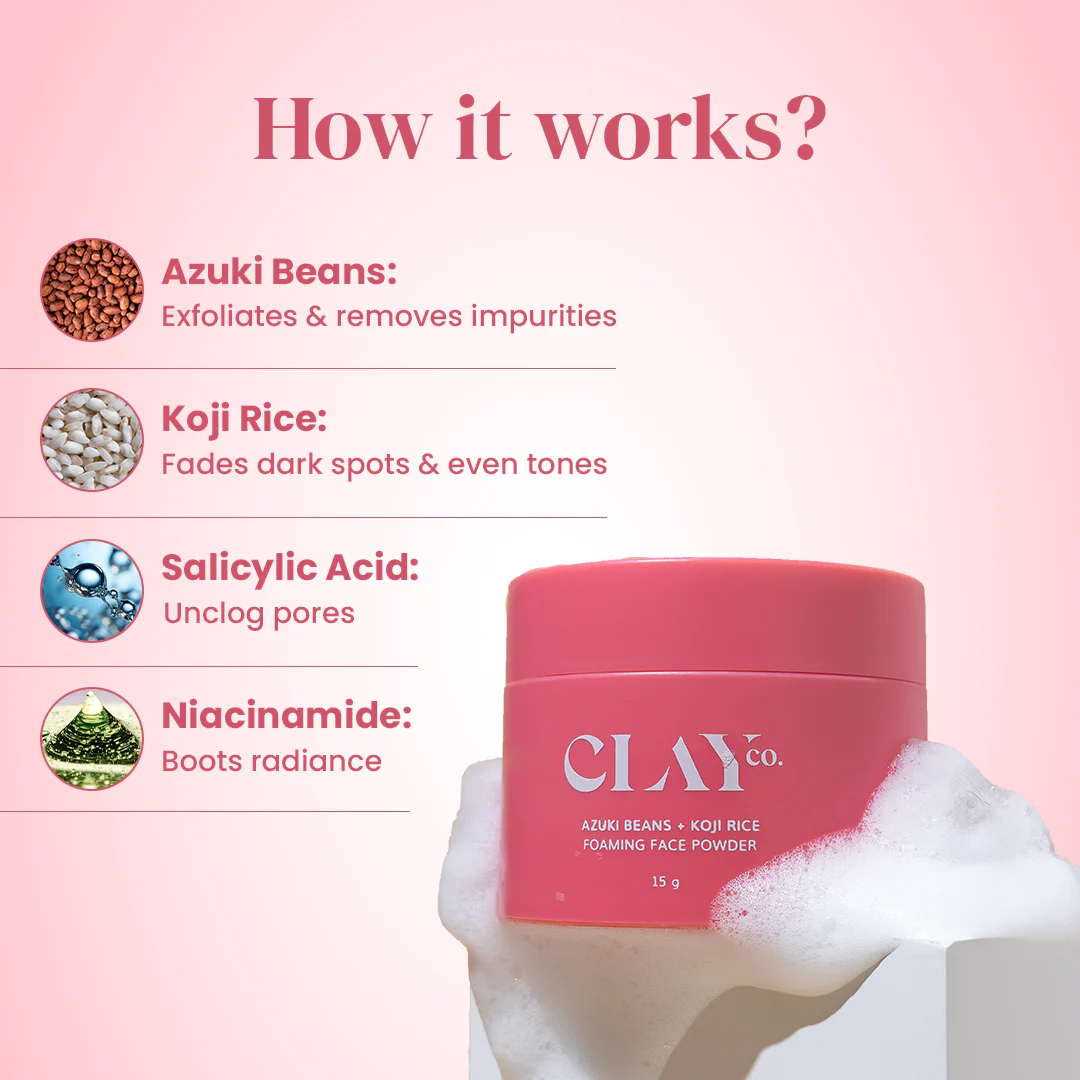 Azuki Beans & Koji Rice Foaming Enzyme Powder | 15g - Image 3