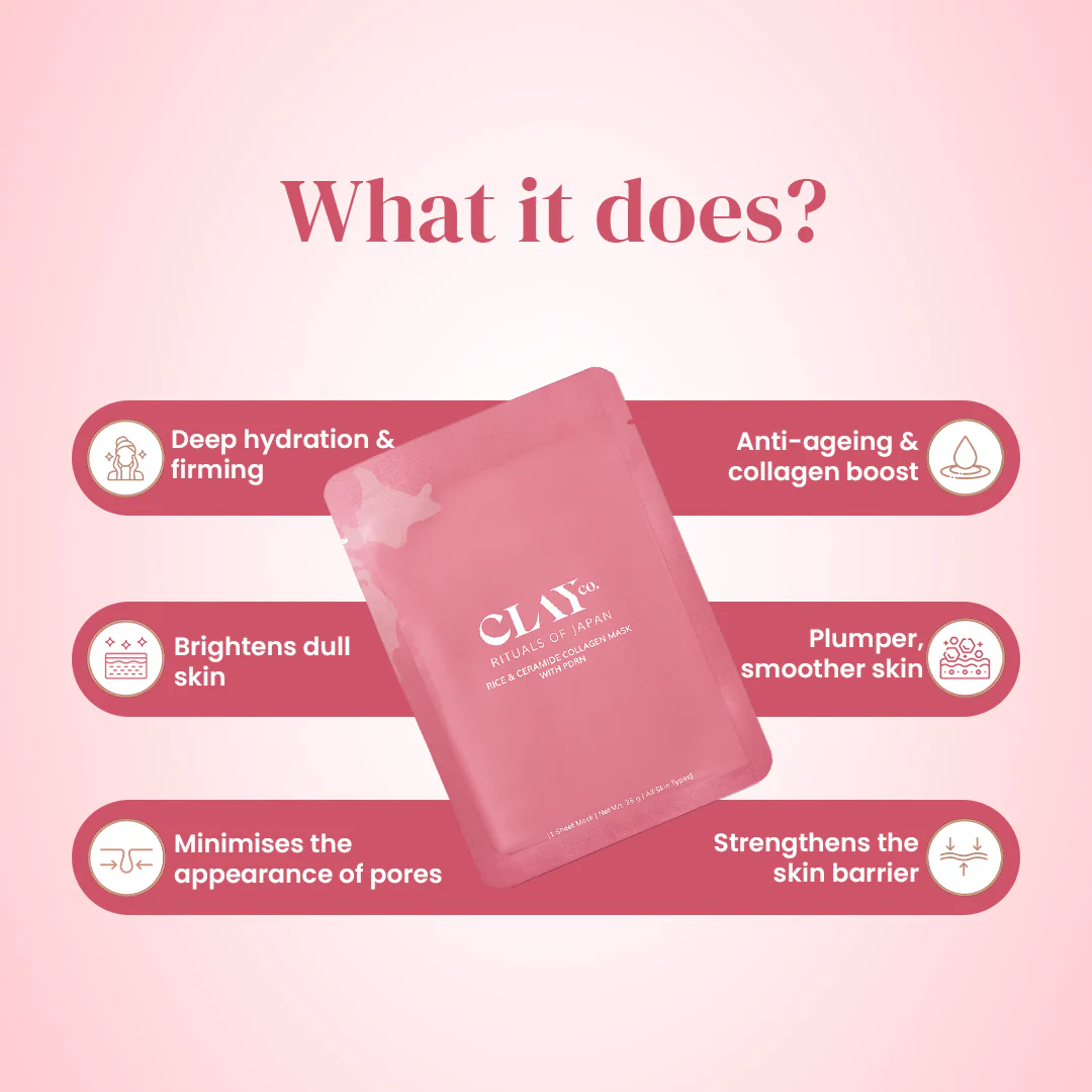 Rice & Ceramide Collagen Sheet Mask with PDRN - Set of 2 x 35g - Image 3