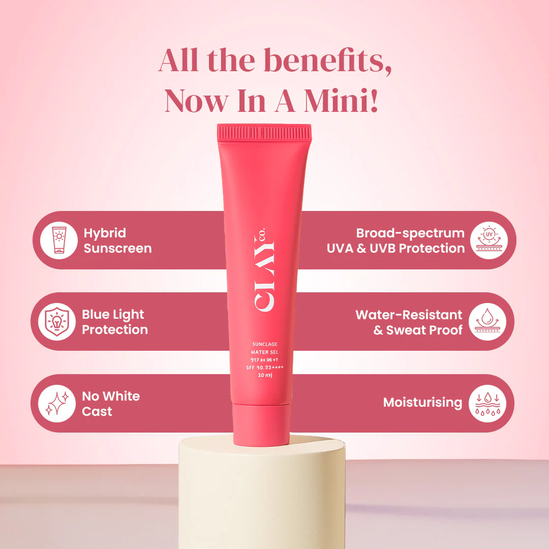 Sunglaze Sunscreen SPF 50+ PA ++++ with Probiotic & Ceramides | 10ml - Image 2