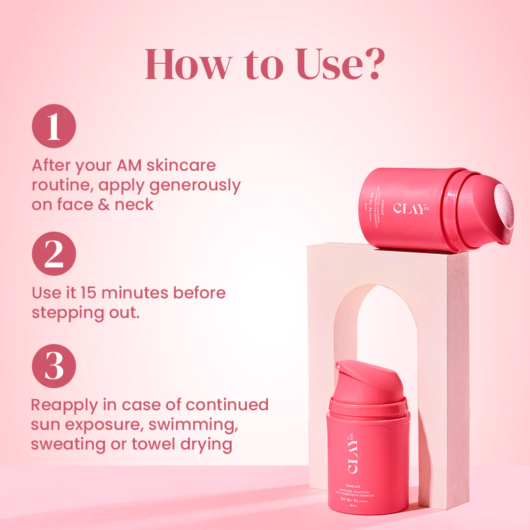Sunglaze Sunscreen SPF 50+ PA ++++ with Probiotic & Ceramides | 50ml - Image 5