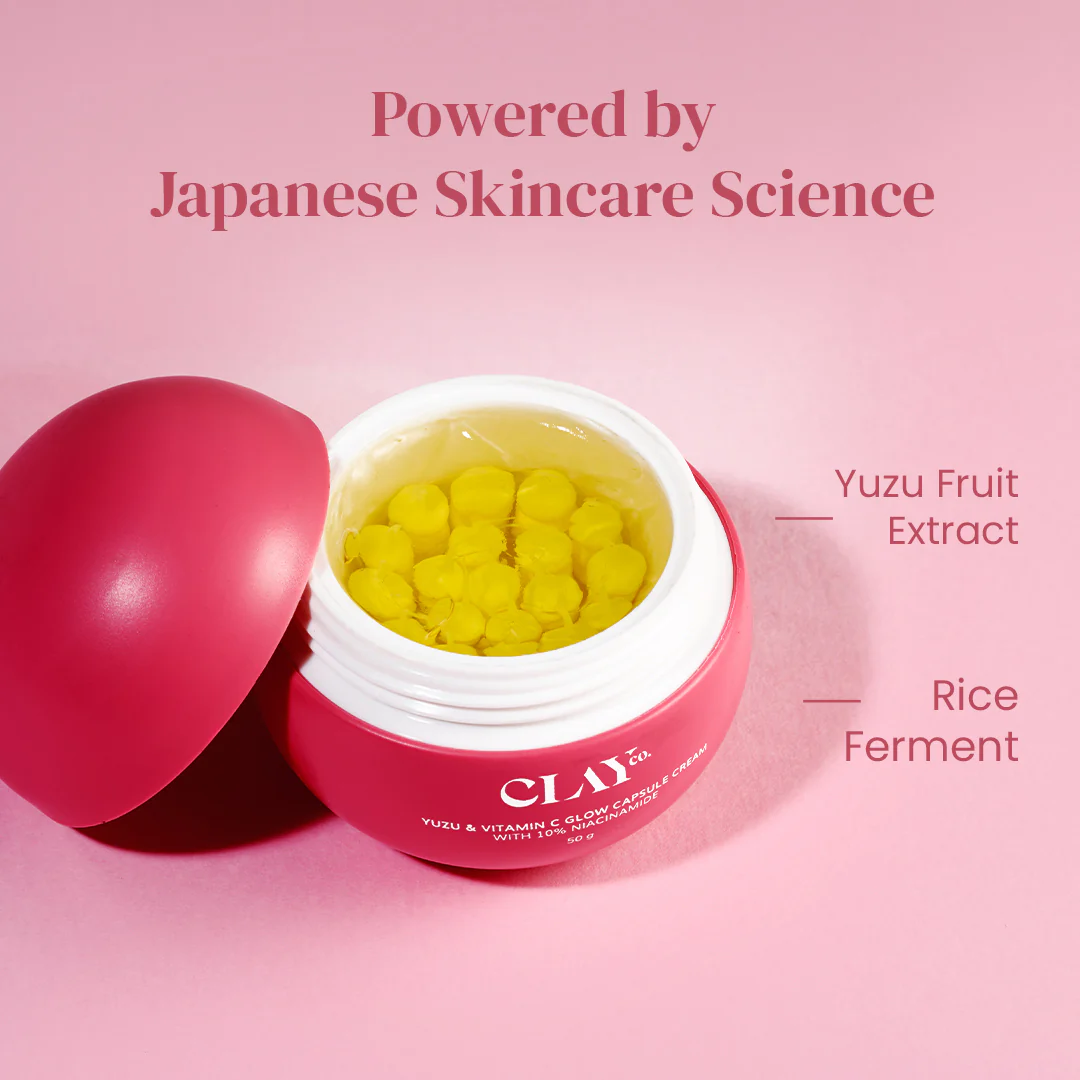 Yuzu & Vitamin C Glow Capsule Cream with 10% Niacinamide | 50g - Image 5